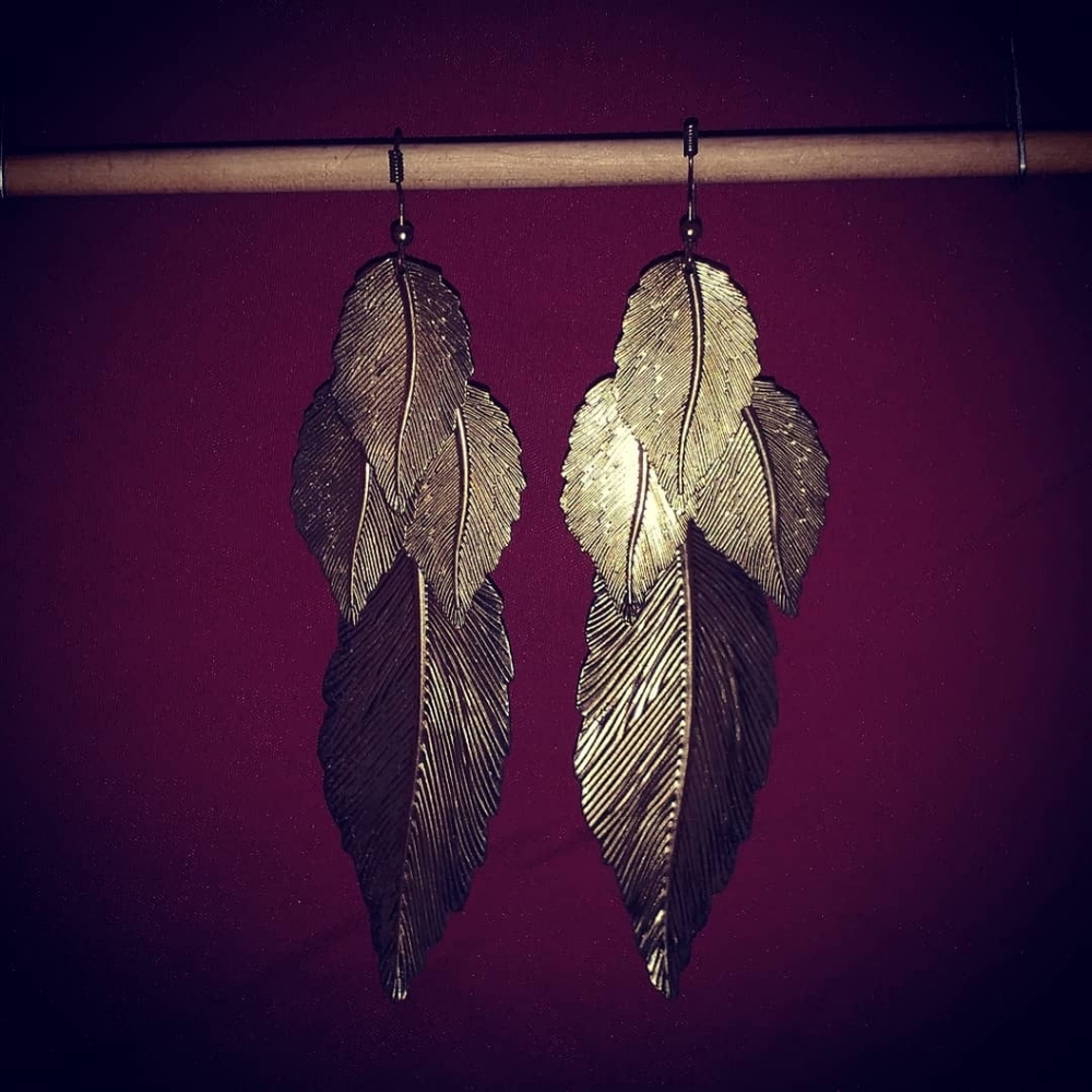 Gold Leaf earrings